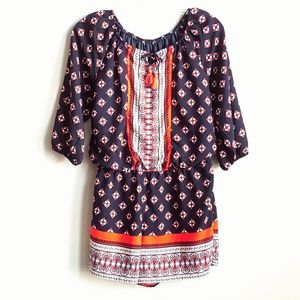Sequin Hearts BOHO romper girls